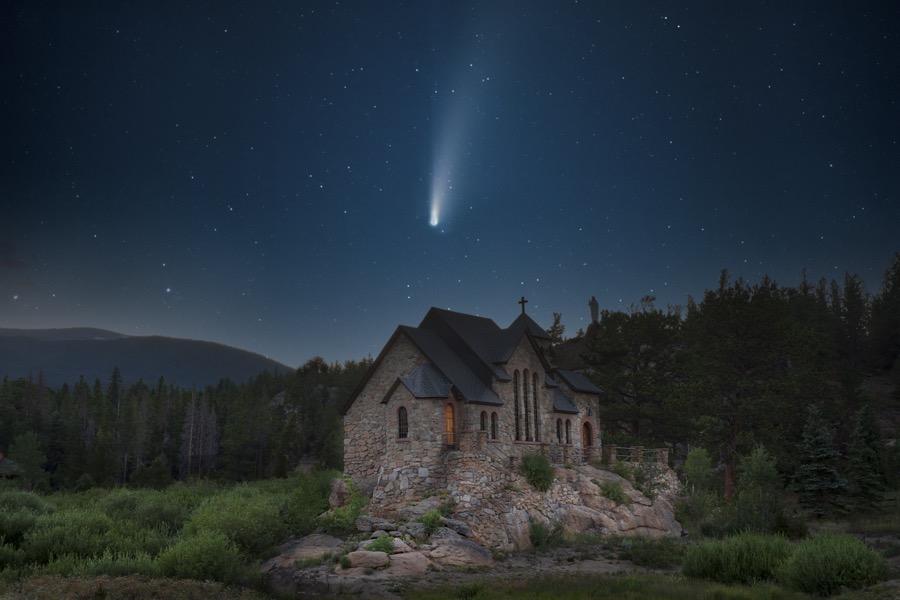 St. Catherines Neowise Comet by Tom Heywood Photography
