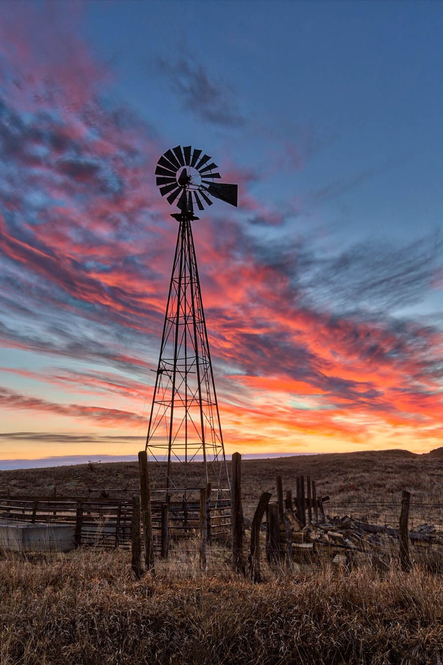 Windmill at Sunrise by Tom Heywood Photography