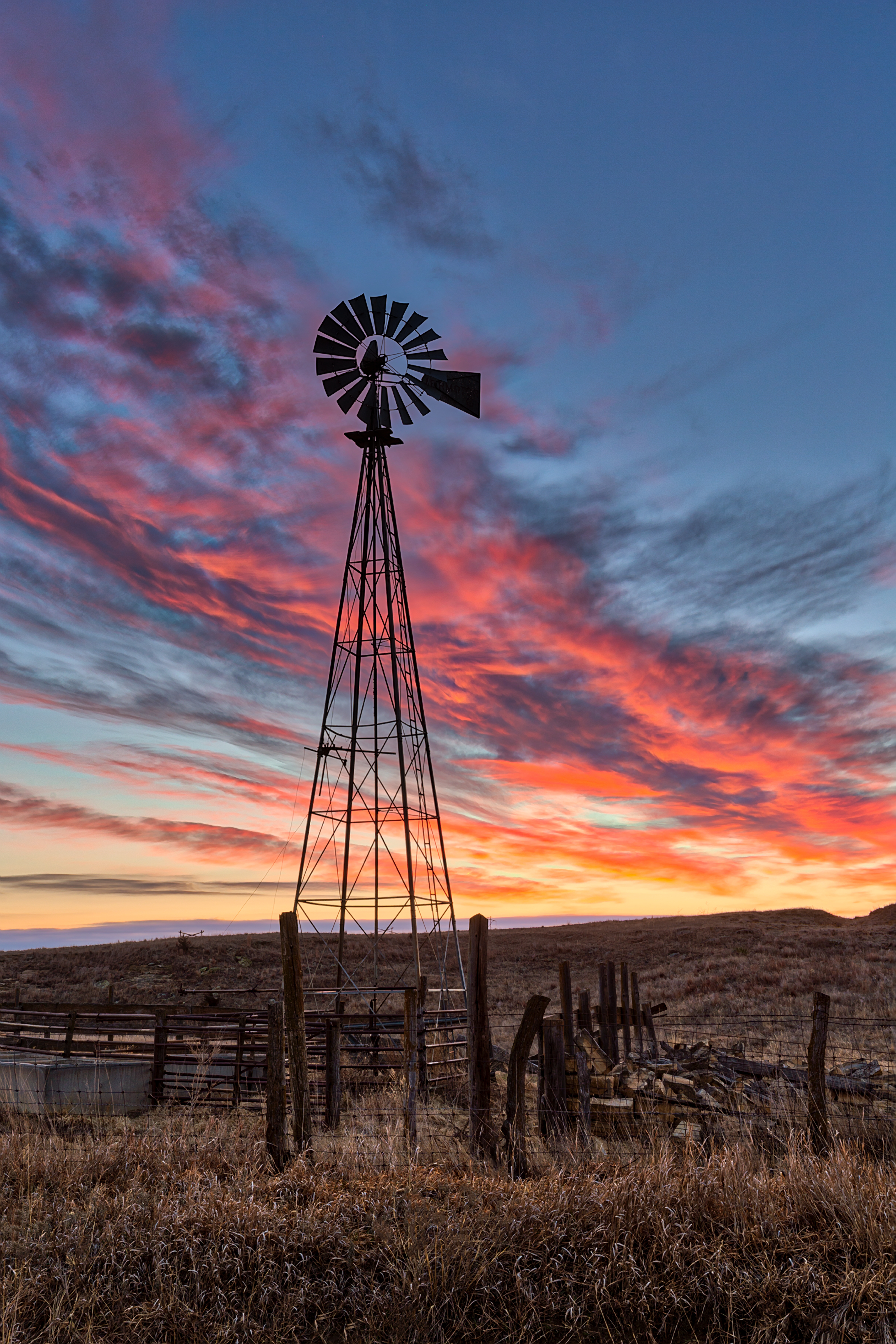 Windmill at Sunrise by Tom Heywood Photography