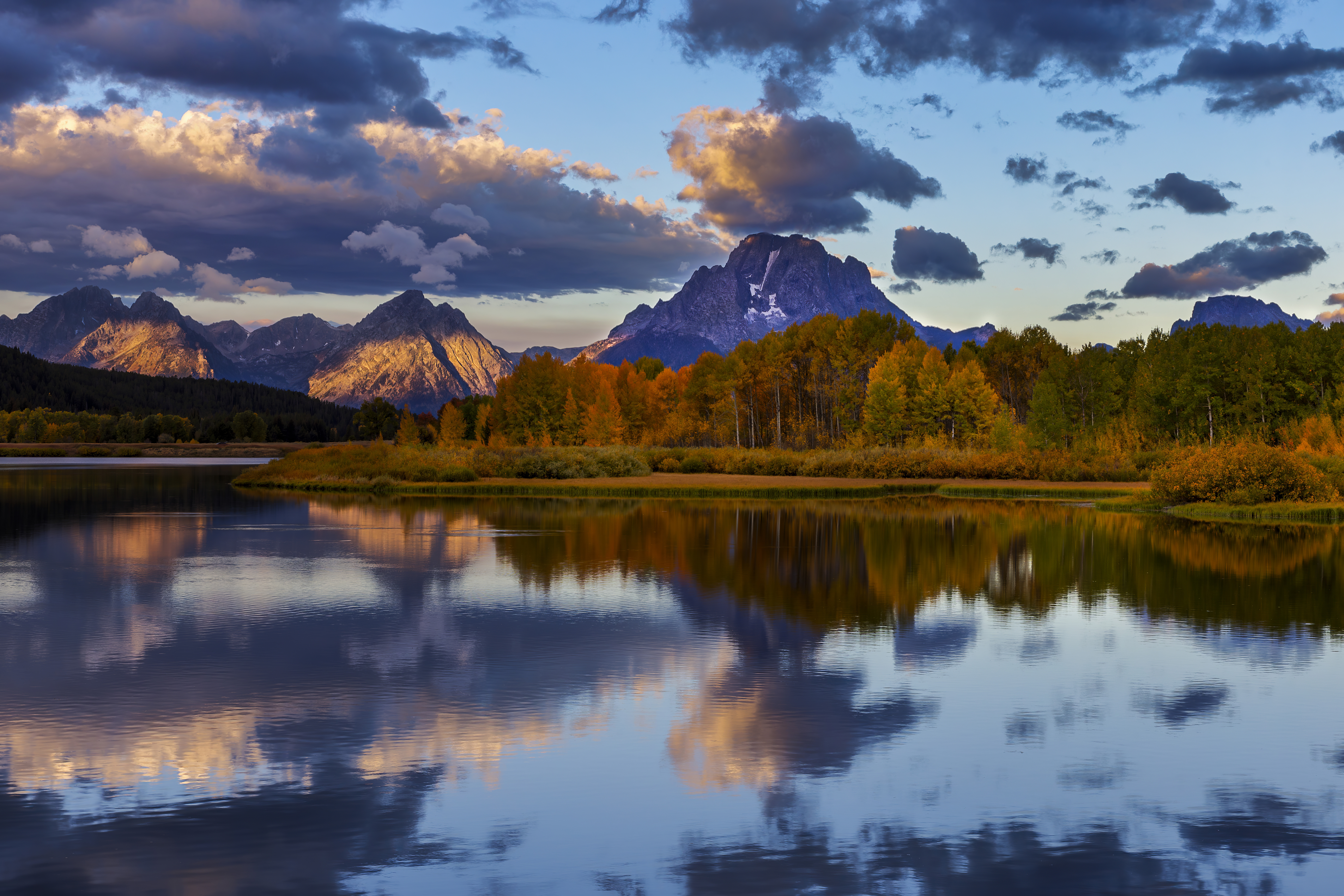 Oxbow Bend Fall by Tom Heywood Photography