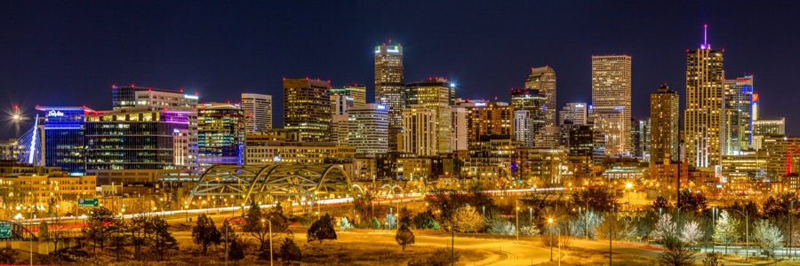 Denver Skyline by Tom Heywood Photography