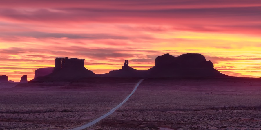 Monument Valley Sunset by Tom Heywood Photography