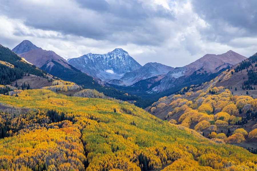 Capital Peak Stormy by Tom Heywood Photography