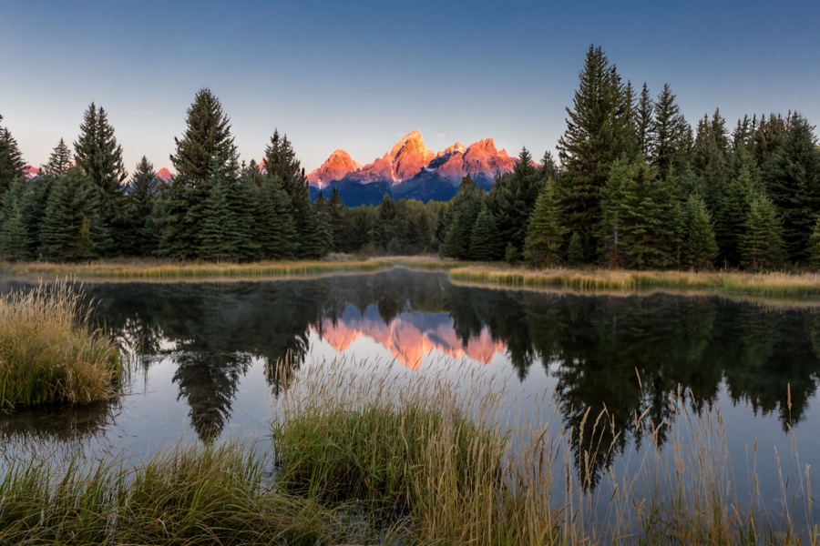 Schwabacher Landing First Light by Tom Heywood Photography