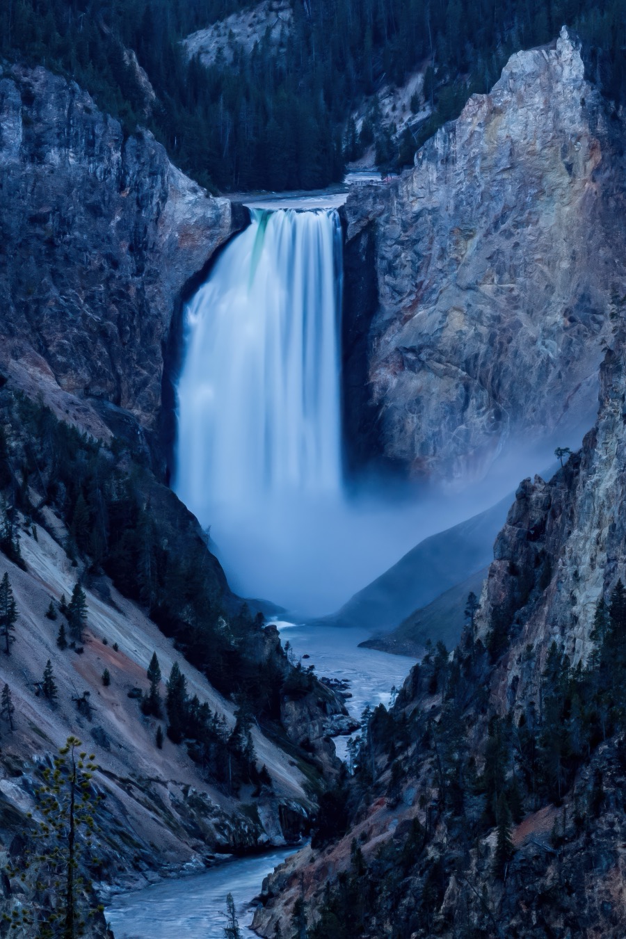 Yellowstone Falls by Tom Heywood Photography