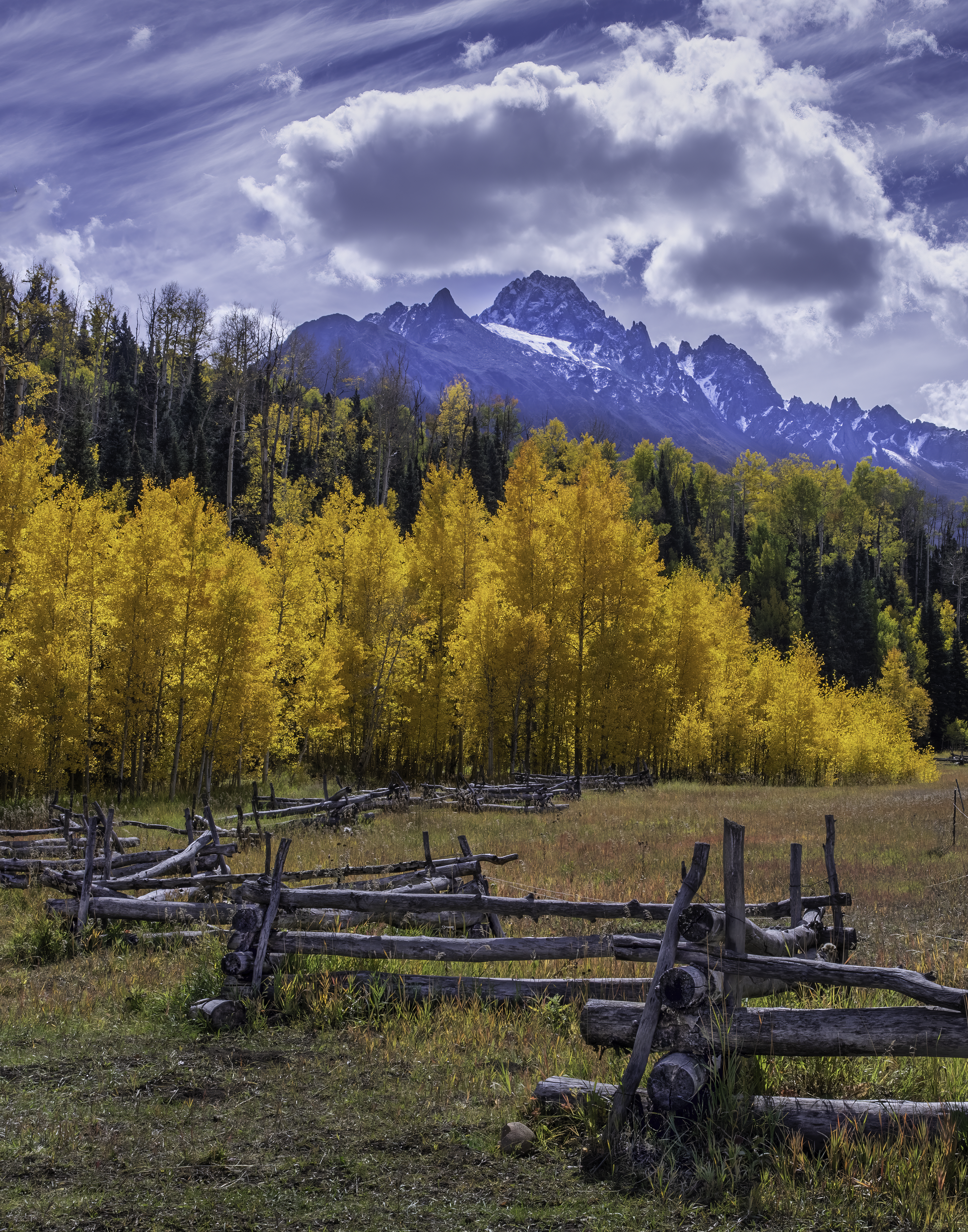 Mt. Sneffels Fenceline by Tom Heywood Photography