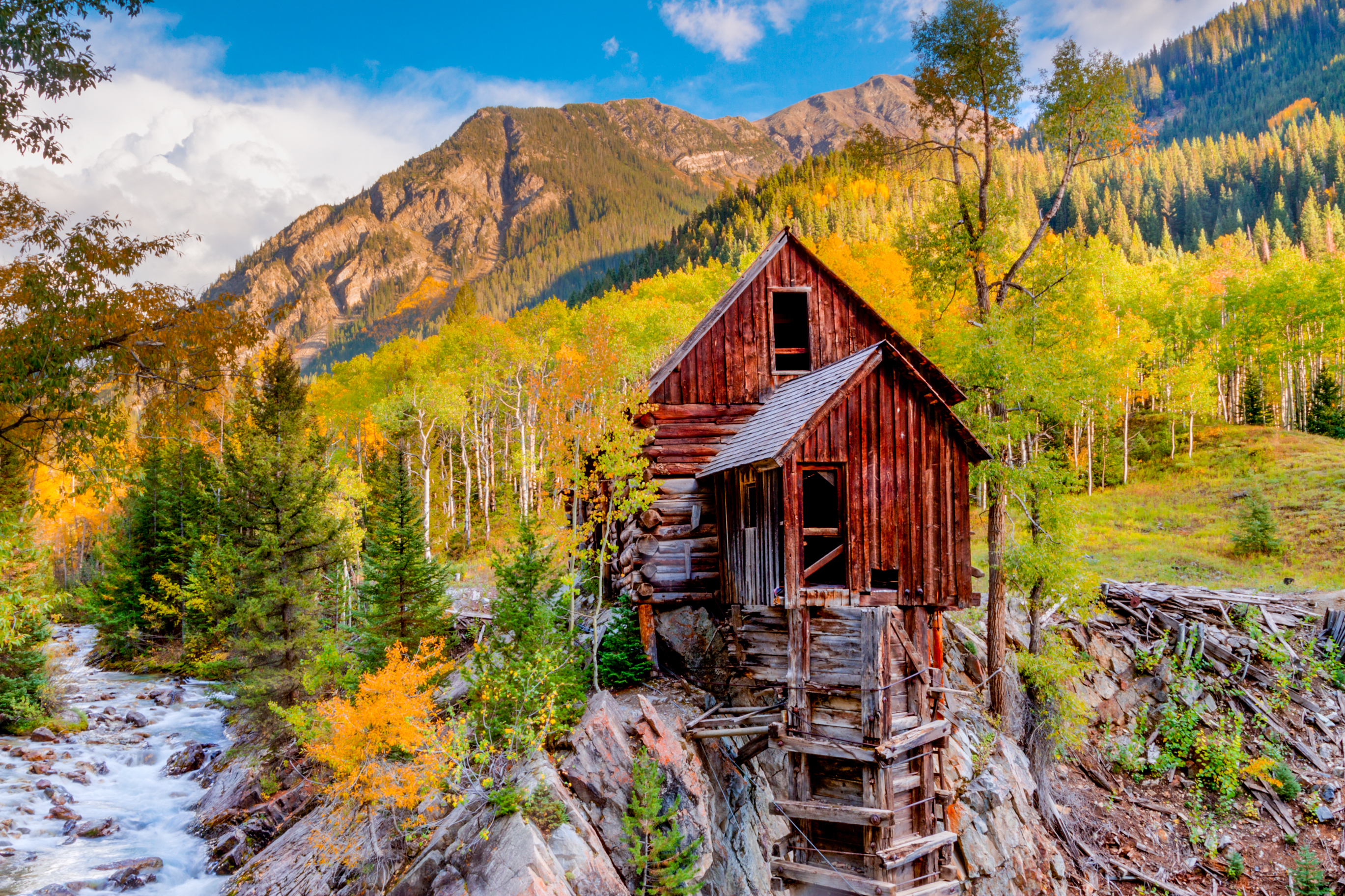 Crystal Mill Landscape by Tom Heywood Photography