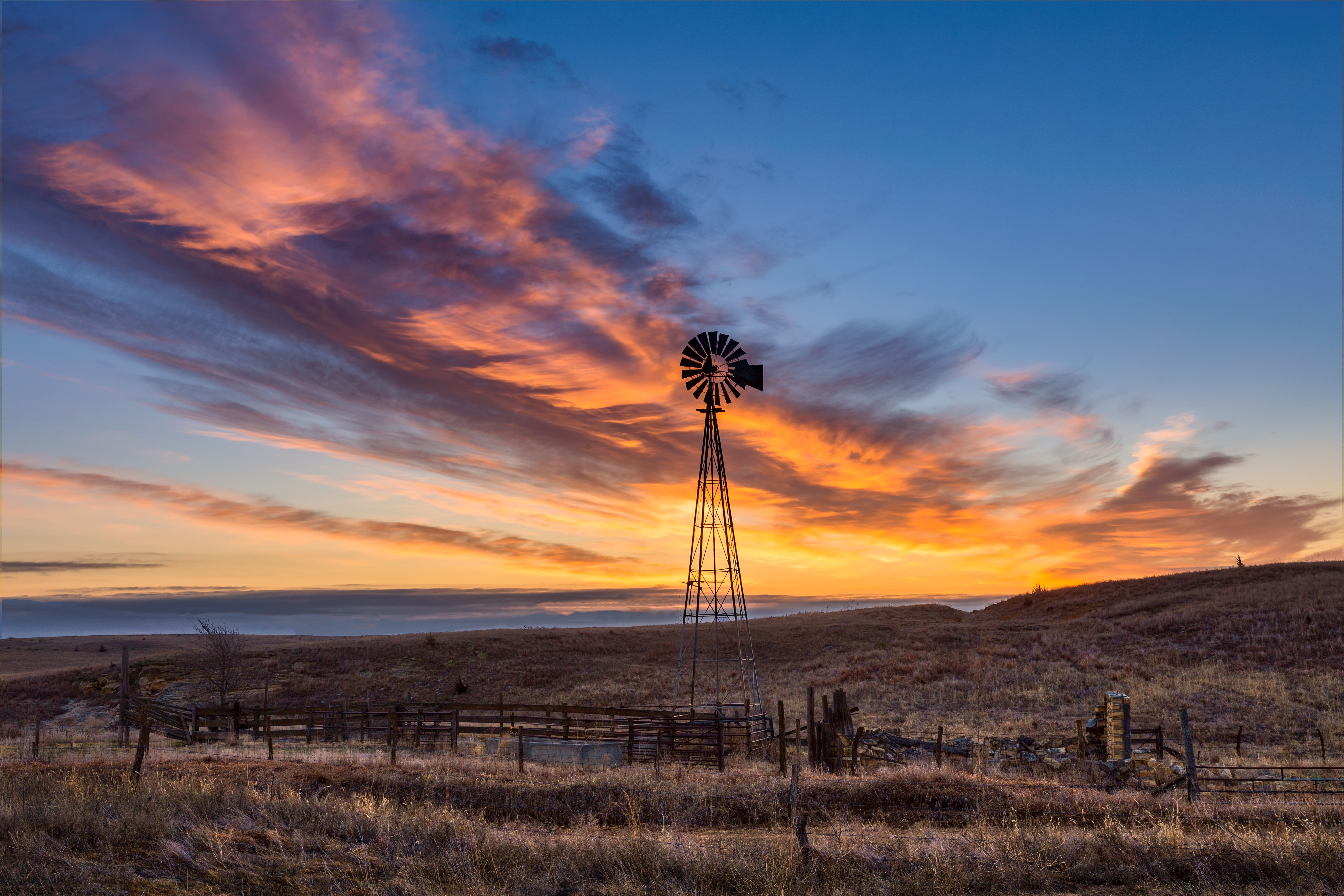 Windmill Sunrise Landscape by Tom Heywood Photography