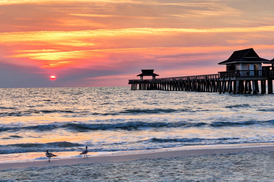 Naples Peir by Tom Heywood Photography