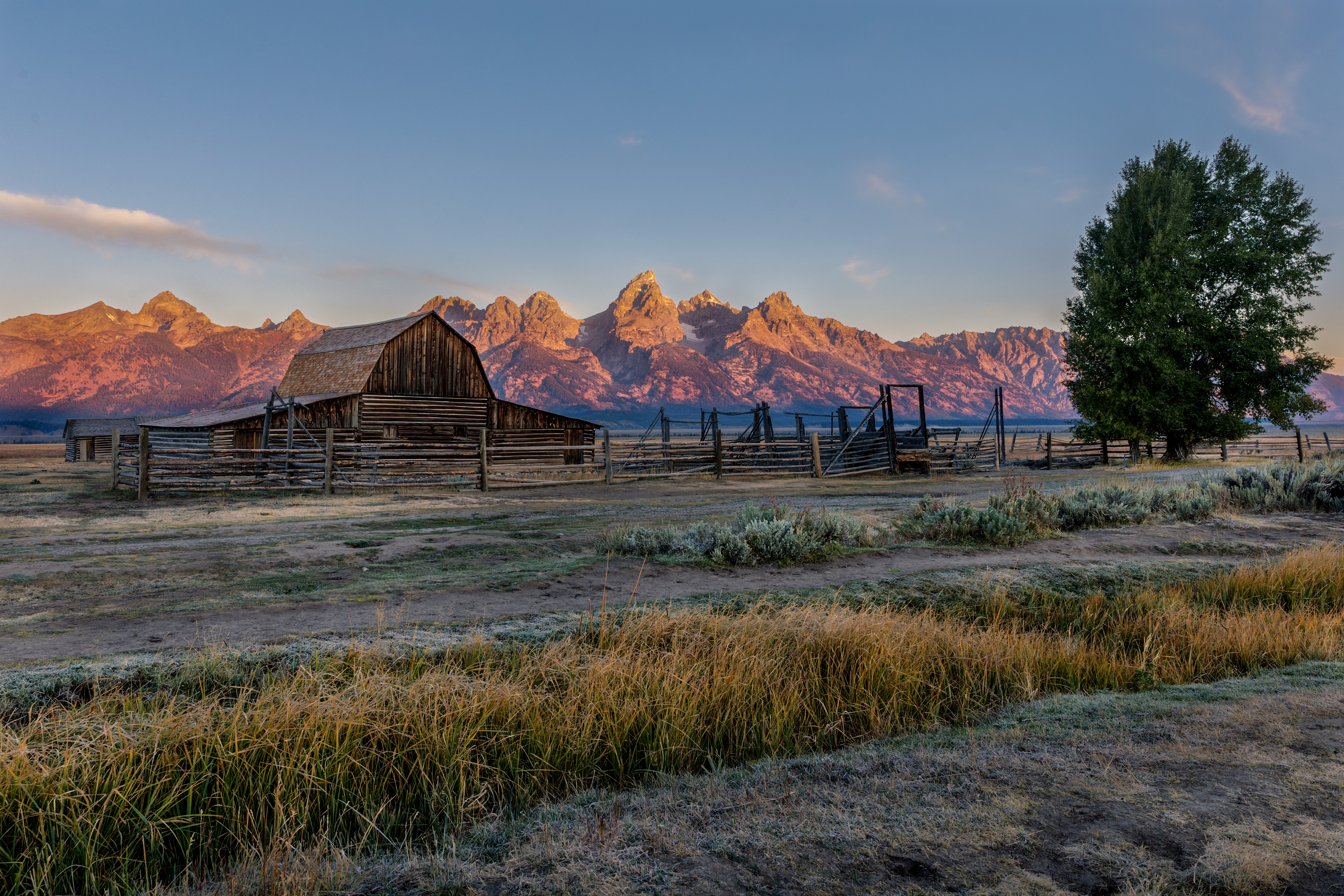 Moulton Barn Sunrise by Tom Heywood Photography