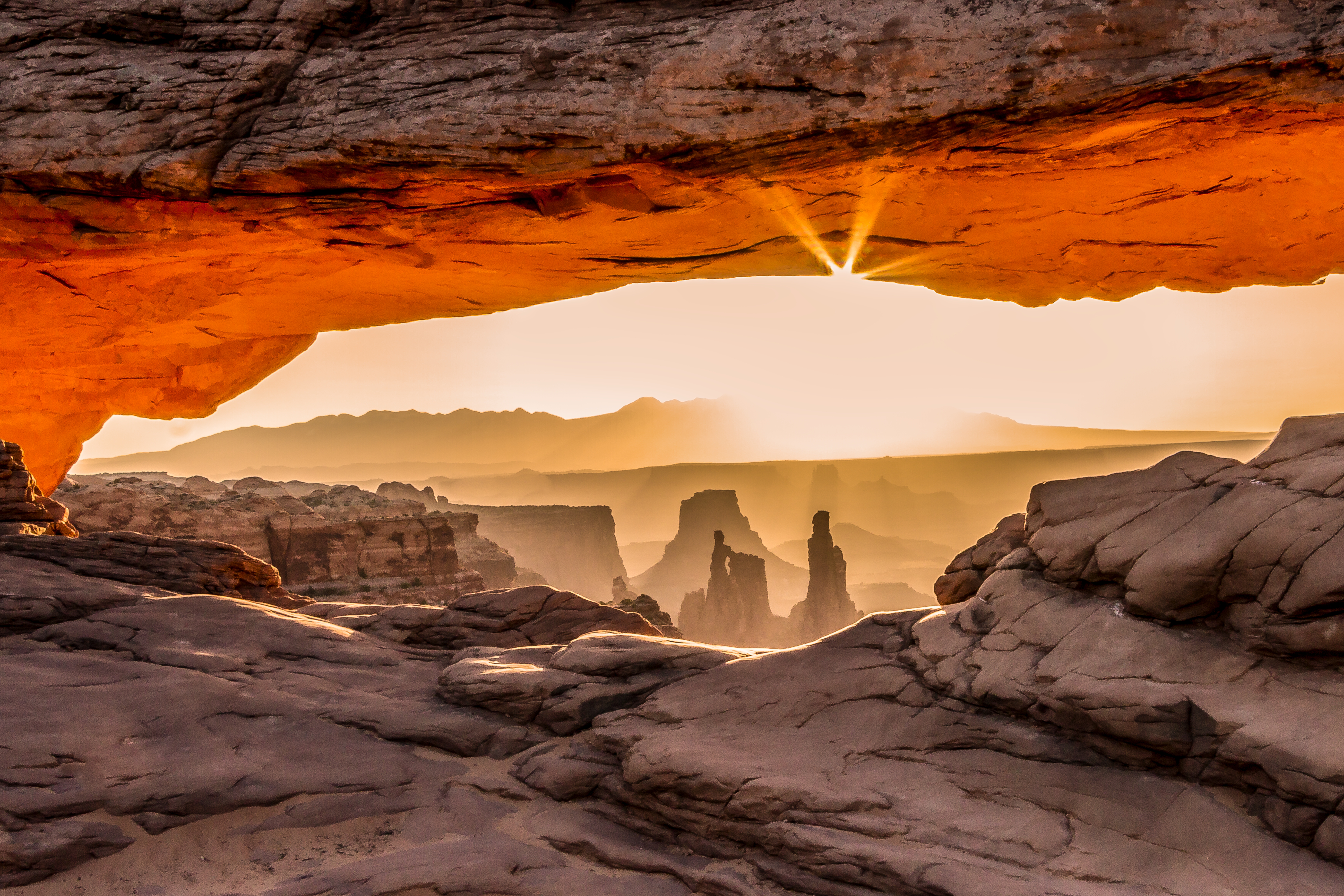 Mesa Arch Dreamy Sunrise by Tom Heywood Photography